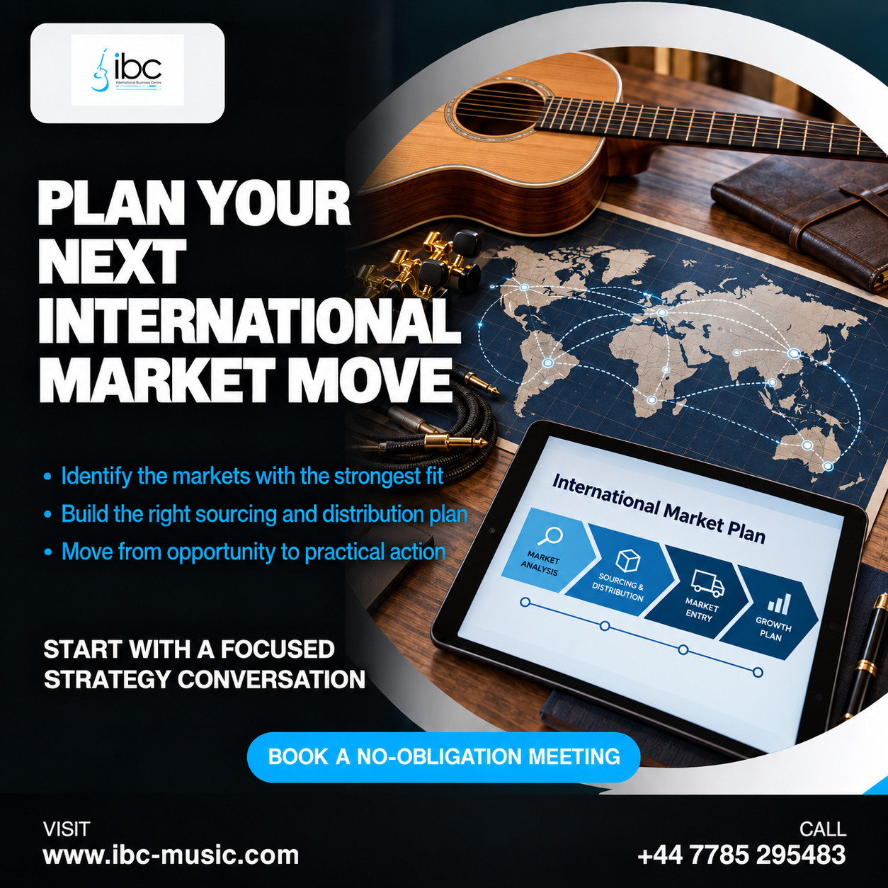 IBC international market planning: identify suitable markets, build sourcing and distribution plans and turn opportunity into action.